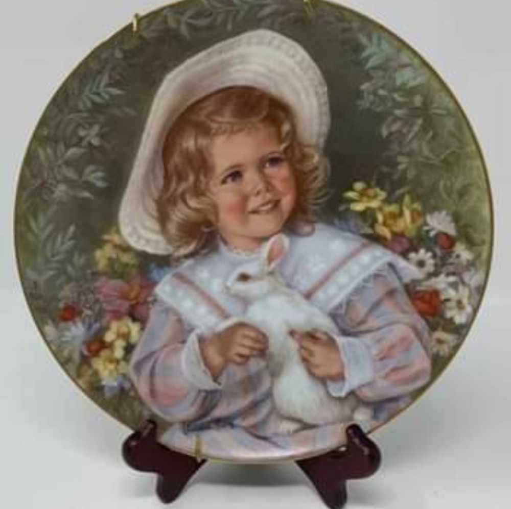 Vintage A Childhood Almanac plate Collection 1985